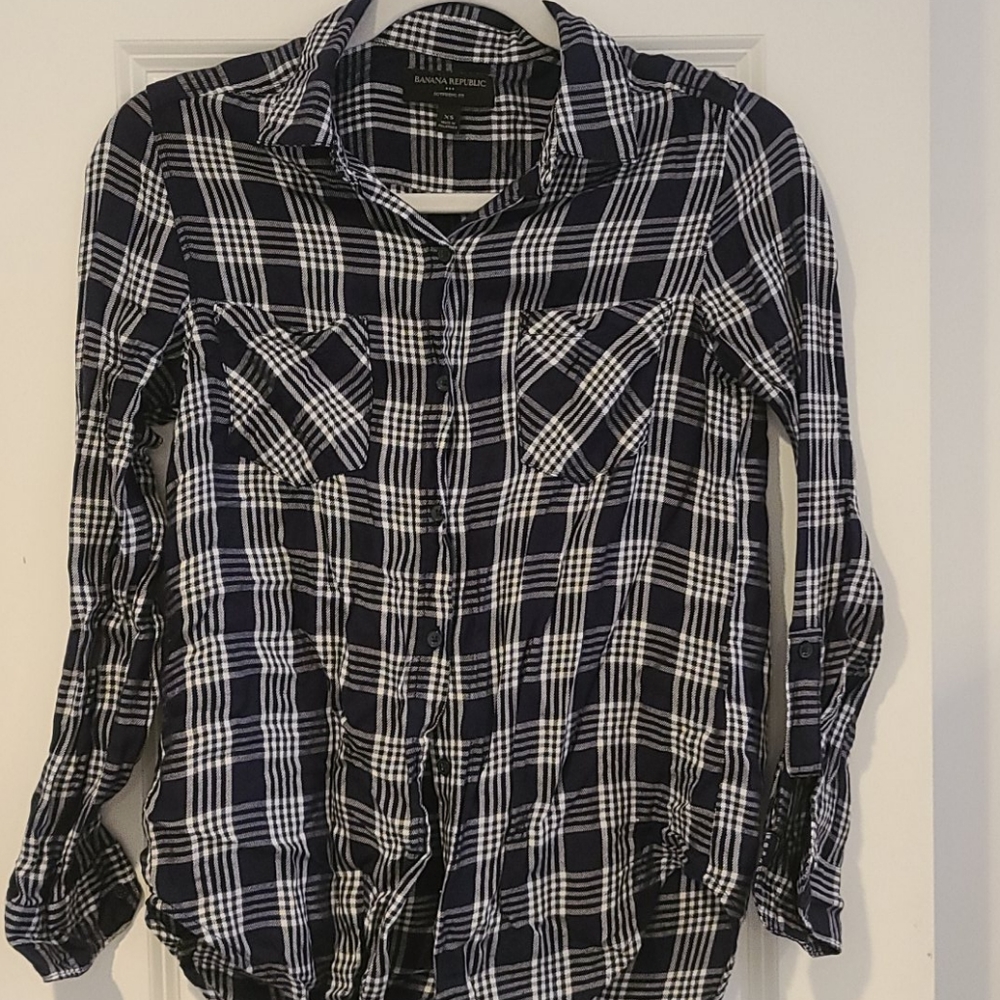 Banana Republic BR size XS flannel